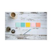 Picture of Post-it® Notes Original Pads in Marseille Colors, Lined, 4 x 6, 100-Sheet, 5/Pack