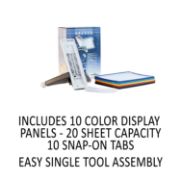 Picture of Durable® SHERPA Desk Reference System, 10 Panels, 10 x 5 5/8 x 13 7/8