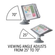 Picture of Durable® SHERPA Motion Desk Reference System, 10 Panels