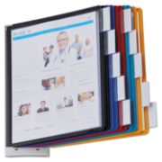 Picture of Durable® Sherpa® Sherpa Wall-Mount Reference System, 10 Panels, 10 x 4 x 13 1/2