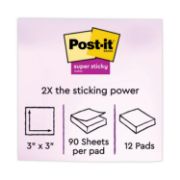 Picture of Post-it® Notes Super Sticky Pads in Marrakesh Colors, 3 x 3, 90-Sheet, 12/Pack