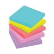 Picture of Post-it® Notes Super Sticky Pads in Miami Colors, 3 x 3, 90/Pad, 12 Pads/Pack