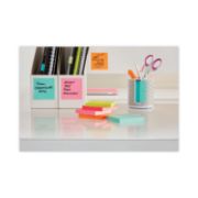 Picture of Post-it® Notes Super Sticky Pads in Miami Colors, 3 x 3, 90/Pad, 12 Pads/Pack