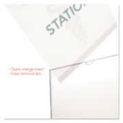 Picture of deflecto® Superior Image Cubicle Sign Holder, 8 1/2 x 11 Insert, Clear