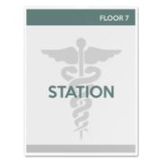 Picture of deflecto® Superior Image Cubicle Sign Holder, 8 1/2 x 11 Insert, Clear