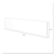 Picture of deflecto® Superior Image Cubicle Sign Holder, 8 1/2 x 2 Insert, Clear
