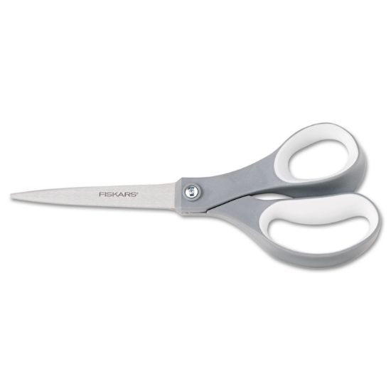 Picture of Fiskars® Softgrip Scissors, 8 in. Length, Straight, Stainless Steel