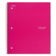 Picture of Five Star® Trend Wirebound Notebook, College Ruled, 11 x 8 1/2, White, 3 Subject 150 Sheets