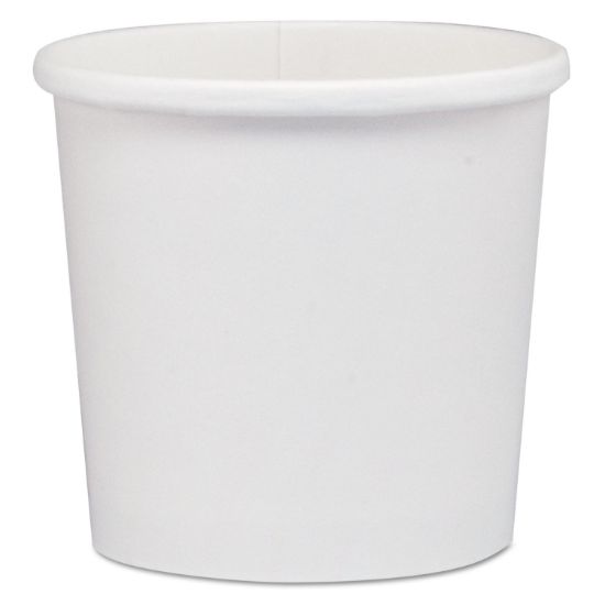 Picture of FLEXSTYLE DBL POLY PAPER CONTAINERS, 12 OZ, 3.6" DIAMETER, WHITE, 25/BAG, 20 BAG
