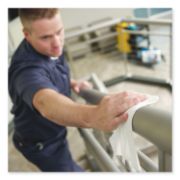 Picture of Tork® Heavy-Duty Cleaning Cloth, 12.6 x 13, White, 50/Pack, 6 Packs/Carton