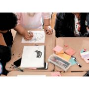 Picture of Post-it® Notes Super Sticky Pads in Miami Colors, 3 x 3, 90/Pad, 5 Pads/Pack