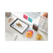 Picture of Post-it® Notes Super Sticky Pads in Miami Colors, Lined, 4 x 4, 90/Pad, 6 Pads/Pack