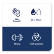 Picture of Tork® Industrial Paper Wiper, 4-Ply, 11 x 15.75, Blue, 375 Wipes/Roll, 2 Roll/Carton