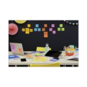 Picture of Post-it® Notes Super Sticky Pads in Rio de Janeiro Colors, 3 x 3, 90-Sheet, 12/Pack