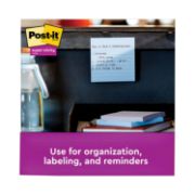 Picture of Post-it® Notes Super Sticky Recycled Notes in Bali Colors, Lined, 4 x 4, 90-Sheet, 6/Pack