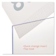 Picture of deflecto® Superior Image Stand-Up Double-Sided Sign Holder, Plastic,8 1/2x11 Insert, Clear