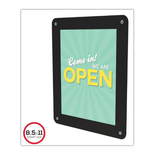 Picture of deflecto® Superior Image Window Display, 8 1/2 x 11 Insert, Clear