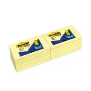 Picture of Post-it® Pop-up Notes Original Canary Yellow Pop-Up Refill, 3 x 5, 12/Pack
