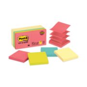 Picture of Post-it® Pop-up Notes Original Pop-up Notes Value Pack, 3 x 3, Canary Yellow/Cape Town, 100-Sheet