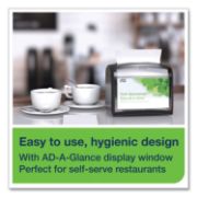 Picture of Tork® Xpressnap Interfold Dispenser Napkins, 1-Ply, Bag-Pack, 13 x 8.5", White, 6000/Carton