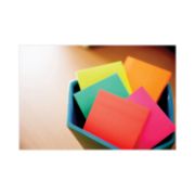 Picture of Post-it® Pop-up Notes Original Pop-up Refill, 3 x 3, Assorted Cape Town Colors, 100-Sheet, 6/Pack