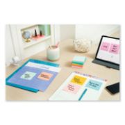 Picture of Post-it® Pop-up Notes Original Pop-up Refill, 3 x 3, Assorted Marseille Colors, 100-Sheet, 6/Pack