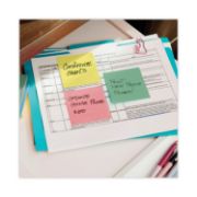 Picture of Post-it® Pop-up Notes Original Pop-up Refill, Alternating Marseille Colors, 3 x 3, 100-Sheet, 12/Pack