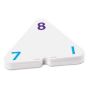 Picture of TREND® Addition/Subtraction Three-Corner Flash Cards, 6 & Up, 48/Set