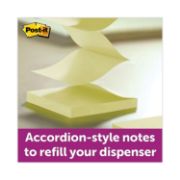 Picture of Post-it® Pop-up Notes Super Sticky Pop-up 3 x 3 Note Refill, Canary Yellow, 90-Sheet, 12/Pack