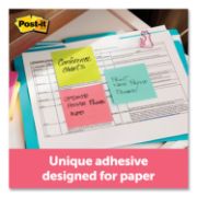 Picture of Post-it® Pop-up Notes Super Sticky Pop-up 3 x 3 Note Refill, Cape Town, 100 Sheets/Pad, 18 Pads/Pack