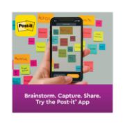 Picture of Post-it® Pop-up Notes Super Sticky Pop-up 3 x 3 Note Refill, Miami, 90/Pad, 10 Pads/Pack