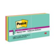 Picture of Post-it® Pop-up Notes Super Sticky Pop-up 3 x 3 Note Refill, Miami, 90/Pad, 6 Pads/Pack