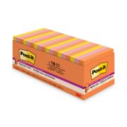 Picture of Post-it® Pop-up Notes Super Sticky Pop-up 3 x 3 Note Refill, Rio de Janeiro, 90-Sheet, 18/Pack