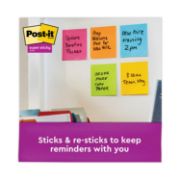 Picture of Post-it® Pop-up Notes Super Sticky Pop-up 3 x 3 Note Refill, Rio de Janeiro, 90-Sheet, 18/Pack