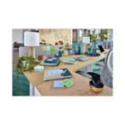 Picture of Post-it® Pop-up Notes Super Sticky Pop-up Recycled Notes in Bora Bora Colors, 3 x 3, 90-Sheet, 10/Pack