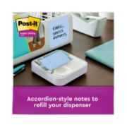 Picture of Post-it® Pop-up Notes Super Sticky Pop-up Recycled Notes in Bora Bora Colors, 3 x 3, 90-Sheet, 10/Pack