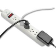Picture of Tripp Lite STRIKER Surge Suppressor, 7 Outlets, 6 ft Cord, 1080 Joules, Light Gray