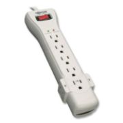 Picture of Tripp Lite SUPER7 Surge Suppressor, 7 Outlets, 7 ft Cord, 2160 Joules, Light Gray