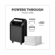 Picture of Fellowes® Powershred LX210 Micro Cut Shredder, 16 Manual Sheet Capacity, Black