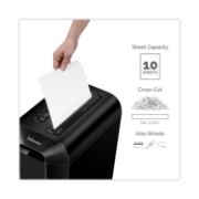 Picture of Fellowes® Powershred® LX65 Cross-Cut Shredder, 10 Manual Sheet Capacity