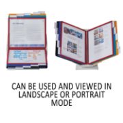 Picture of Durable® Vario Pro Desktop Reference System, 10 Panels, 9 7/8 x 15 1/2 x 6 1/4