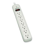 Picture of Tripp Lite TLP712 Surge Suppressor, 7 Outlets, 12 ft Cord, 1080 Joules, Light Gray