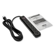 Picture of Tripp Lite TLP712B Surge Suppressor, 7 Outlets, 12 ft Cord, 1080 Joules, Black