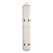 Picture of Tripp Lite TLP725 Surge Suppressor, 7 Outlets, 25 ft Cord, 1080 Joules, Light Gray