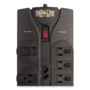 Picture of Tripp Lite TLP810NET Surge Suppressor, 8 Outlets, 10 ft Cord, 3240 Joules, Black
