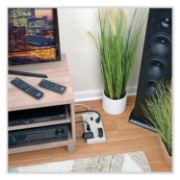 Picture of Tripp Lite TLP825 Surge Suppressor, 8 Outlets, 25 ft Cord, 1440 Joules, Light Gray