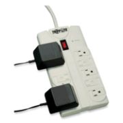 Picture of Tripp Lite TLP825 Surge Suppressor, 8 Outlets, 25 ft Cord, 1440 Joules, Light Gray