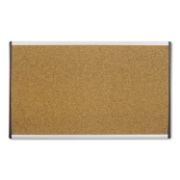 Picture of Quartet® ARC Frame Cork Cubicle Board, 18 x 30, Tan, Aluminum Frame