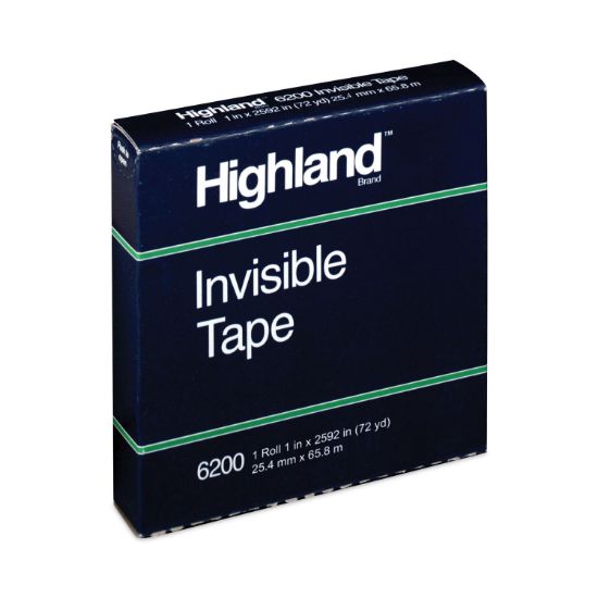 Picture of Highland™ Invisible Permanent Mending Tape, 1" x 2592", 3" Core