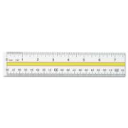 Picture of Westcott® Acrylic Data Highlight Reading Ruler With Tinted Guide, 15" Clear
